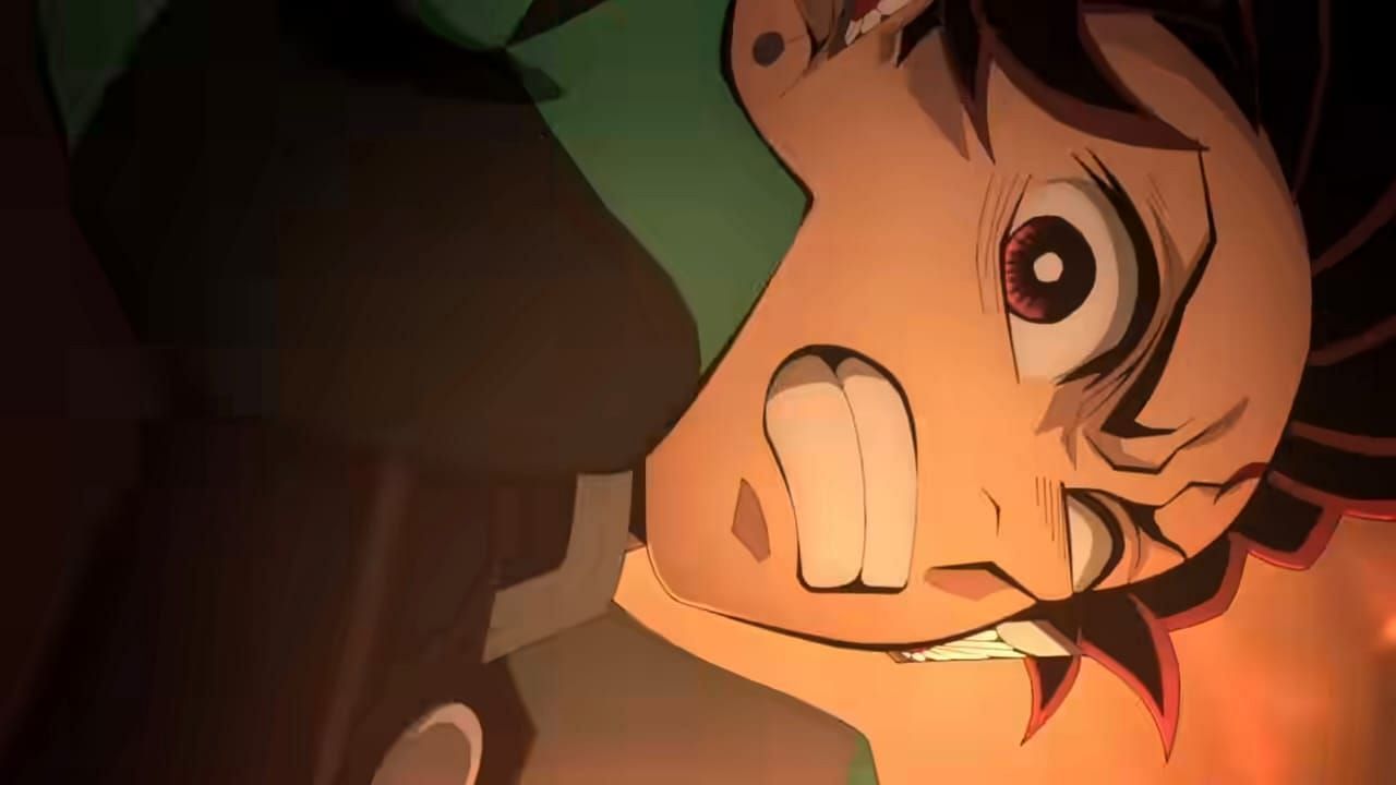 Tanjiro, as seen in the anime (Image via Ufotable)